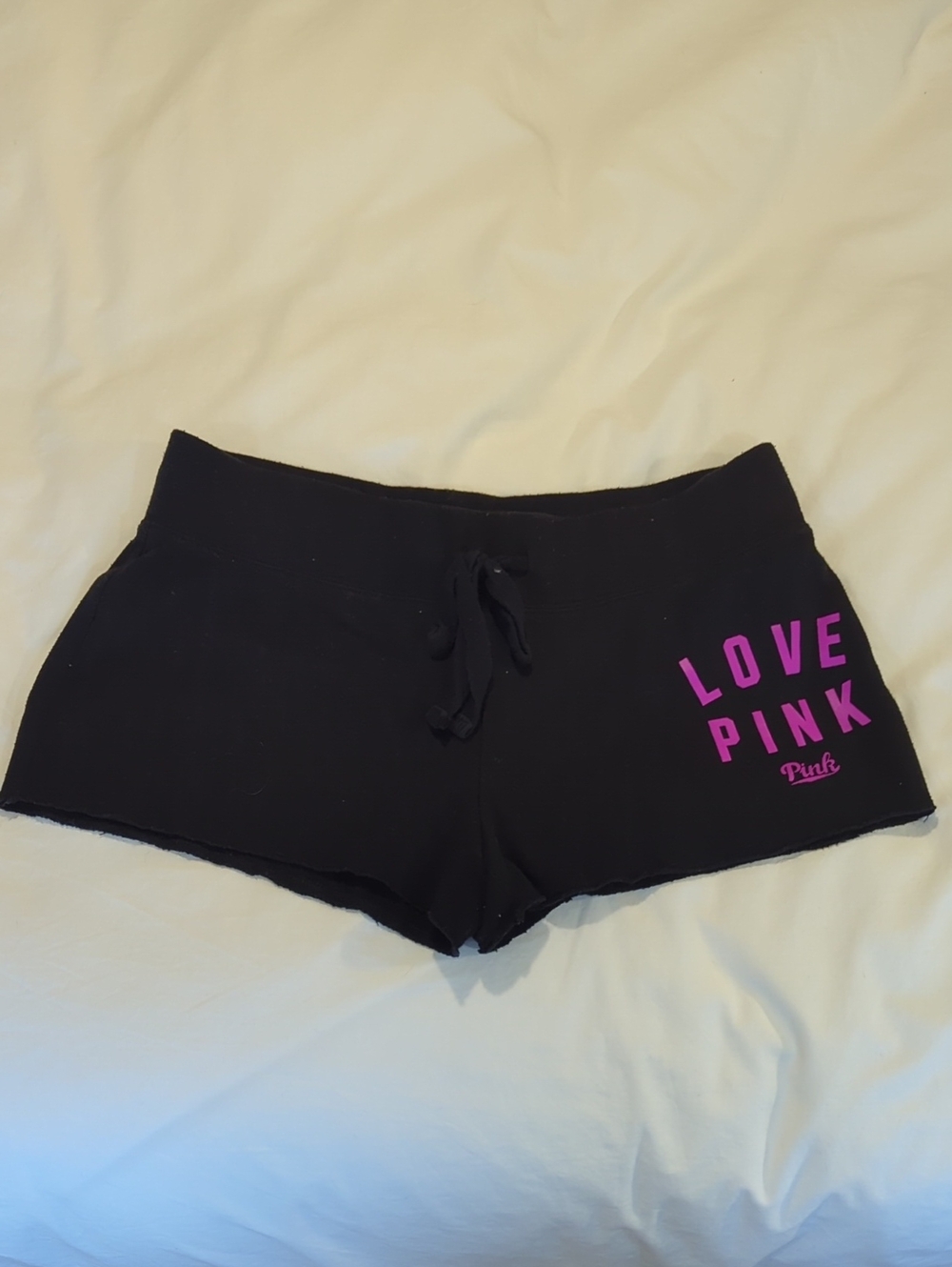 PINK XS Fleece Shorts